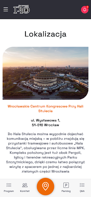 57. Zjazd Okulistów Polskich Screenshot 2