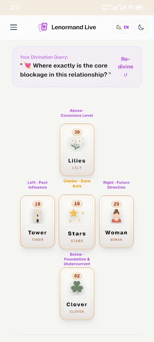 Lenormand Live screenshot 2