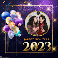 Frame Happy New Year 2023
