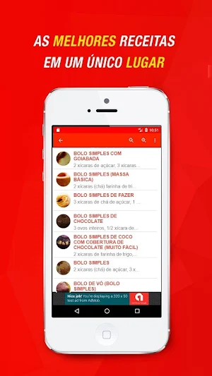Receitas de Bolo de Trigo Screenshot 2