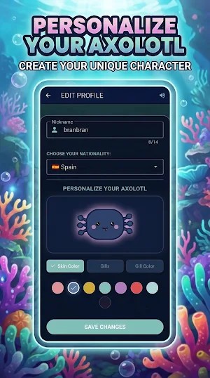 AXO RUNNER: Axolotl Game Screenshot 1
