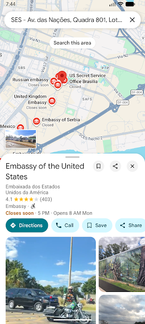 USA Embassies & Consulates Screenshot 1