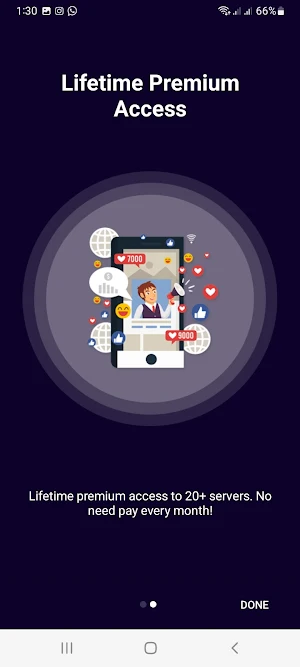 GoPrivate: Lifetime VPN Access Screenshot 1