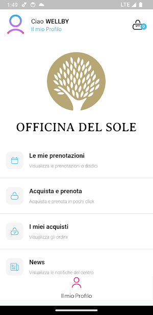Officina del sole Wellness Screenshot 2