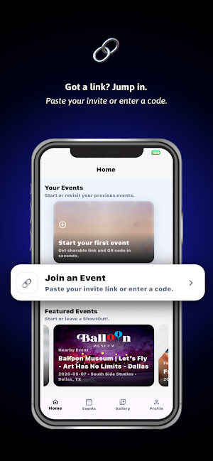 ShoutOut! Moments & Events Screenshot 1