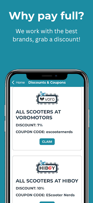 EBike App - EScooterNerds Screenshot 1