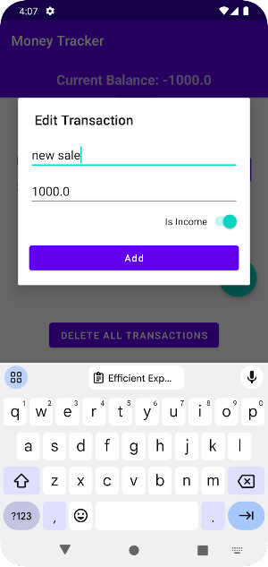 Money Tracker: Expense Manager Screenshot 2
