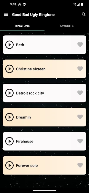 Kiss Ringtone Screenshot 1