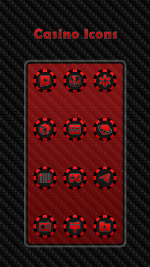 Casino - Red Icons Screenshot 2