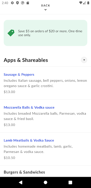 Raphaels Grill - Brand Screenshot 2