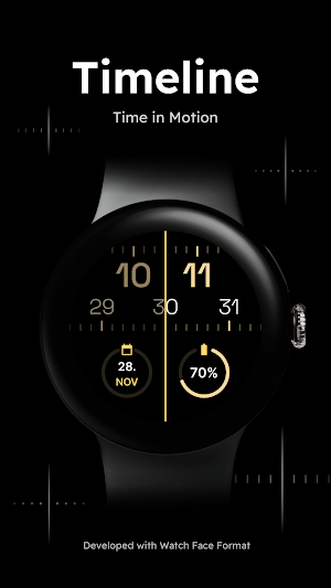 Timeline - Minimal Watch Face Screenshot 0