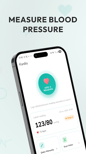 Blood Pressure Monitor: Kardio Screenshot 0