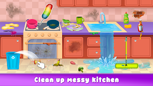 Home Cleanup Cleaning Game Screenshot 0