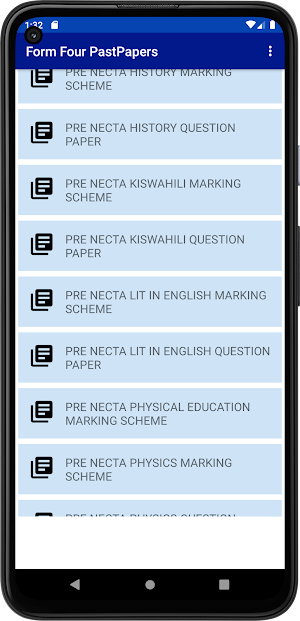 Form 4 Past Papers Offline Screenshot 1