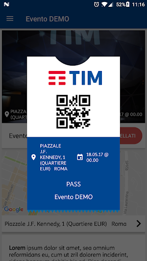 TIM Eventi Screenshot 3