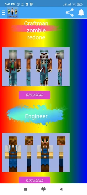 Skins de craftsman Screenshot 3