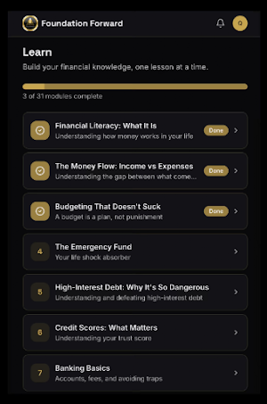 Foundation Forward Screenshot 2