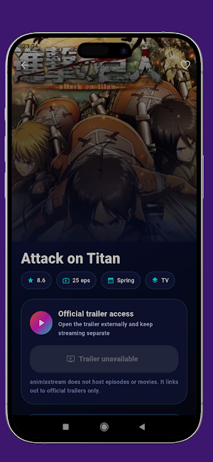 Animixstream Anime TV & Dramas Screenshot 1