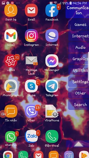 Launcher Sidebar (Best launcher, no ads) Screenshot 2