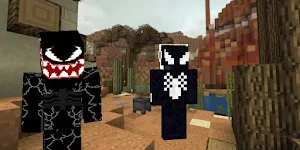 Venom Hero Skin Mod For MCPE Screenshot 2