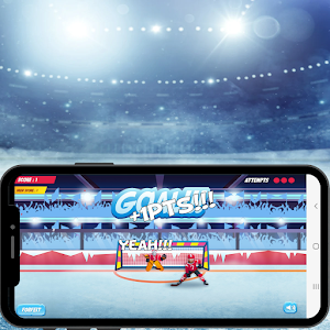 Ice Hockey Shootout Game Screenshot 2