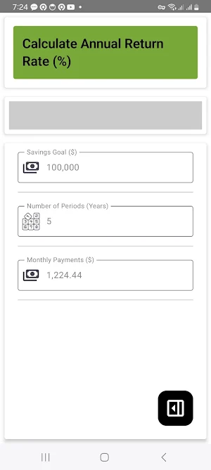 Sinking Fund Calculator Screenshot 2