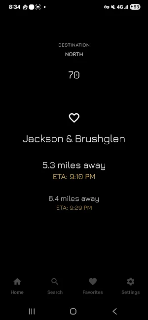 San Jose Bus App Screenshot 2