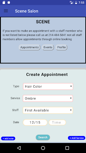 Scene Salon Screenshot 3