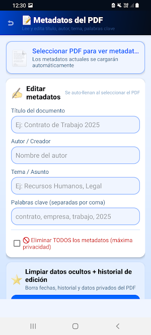 Editor de PDF Profesional Screenshot 3