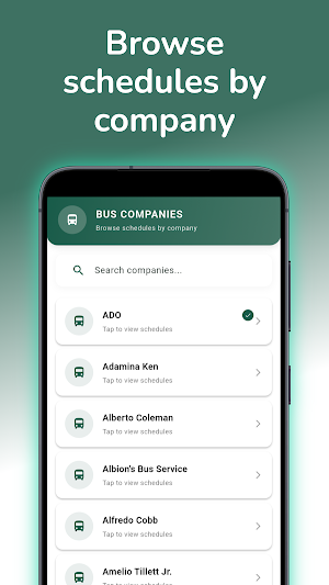 Belize Bus Schedules Screenshot 2