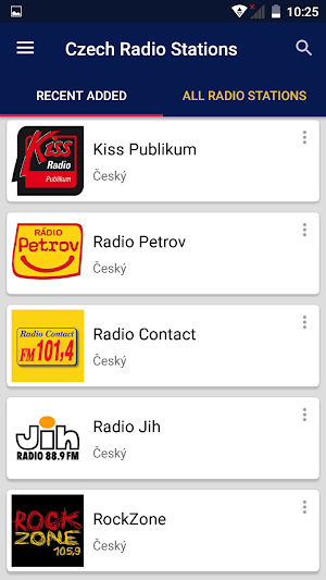Czech Radio Stations Screenshot 1
