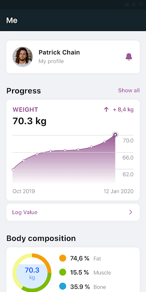 De OpenAir Fitness app Screenshot 2