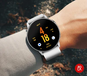 Flat Sunset Watch Face Screenshot 2