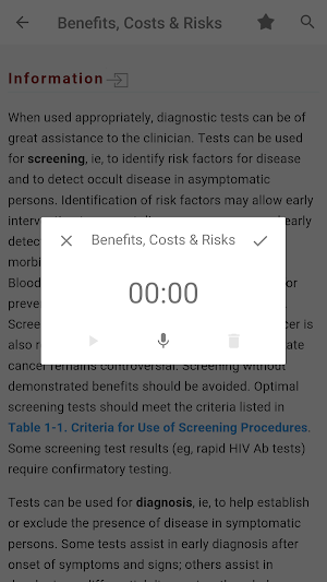 Guide to Diagnostic Tests Screenshot 3
