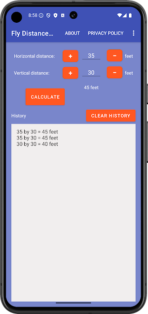 Fly Distance Helper Screenshot 0