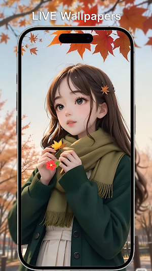 Girly Glitter Live Wallpaper Screenshot 1