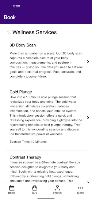Luxe Wellness Studio Screenshot 1