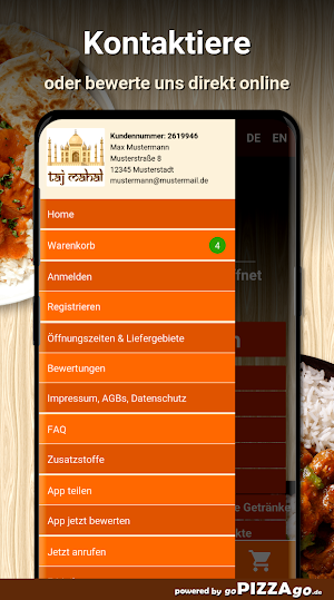 Taj Mahal Rastatt Screenshot 2