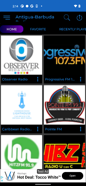 Antigua-Barbuda Radios Screenshot 1