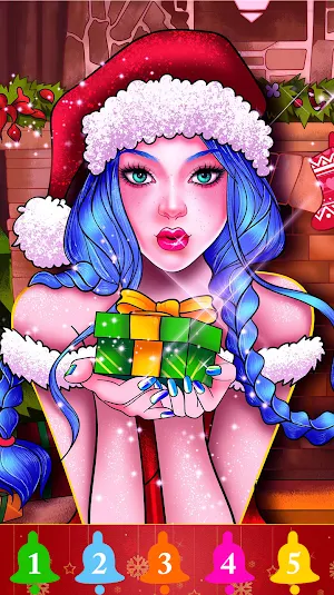 Christmas Paint by Numbers Screenshot 2