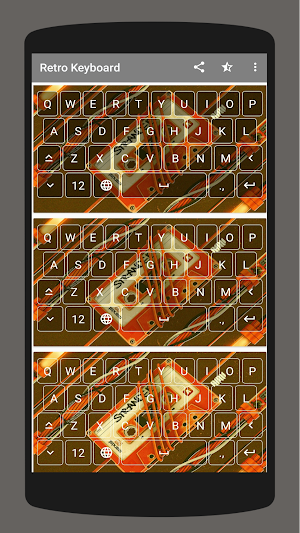 Retro Keyboard Theme Screenshot 3