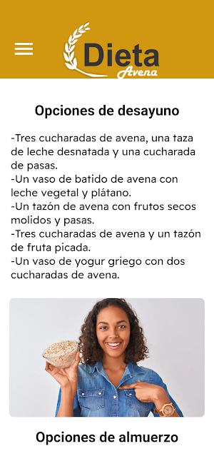 Dieta de la avena Screenshot 3