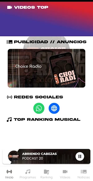 Choice Radio Screenshot 2