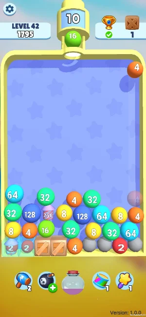 Bubble Buster 2048 Screenshot 1