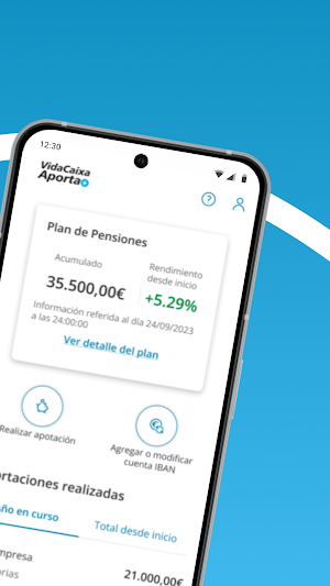 VidaCaixa Aporta+ Screenshot 2