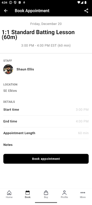 SE Elites Baseball Screenshot 2