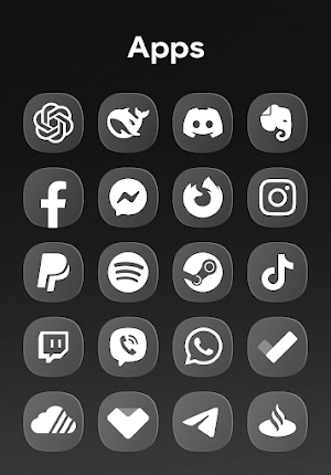 OneGlass 7 - Icon Pack Screenshot 2