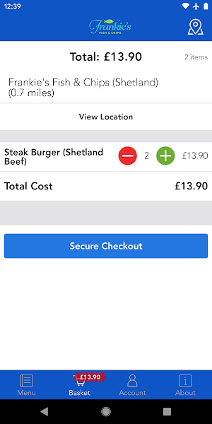 Frankies Fish and Chips Shetland Screenshot 1