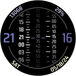 Carpe Diem Wear OS watchface Screenshot 0
