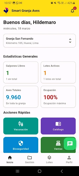 Smart Granja Aves Screenshot 0